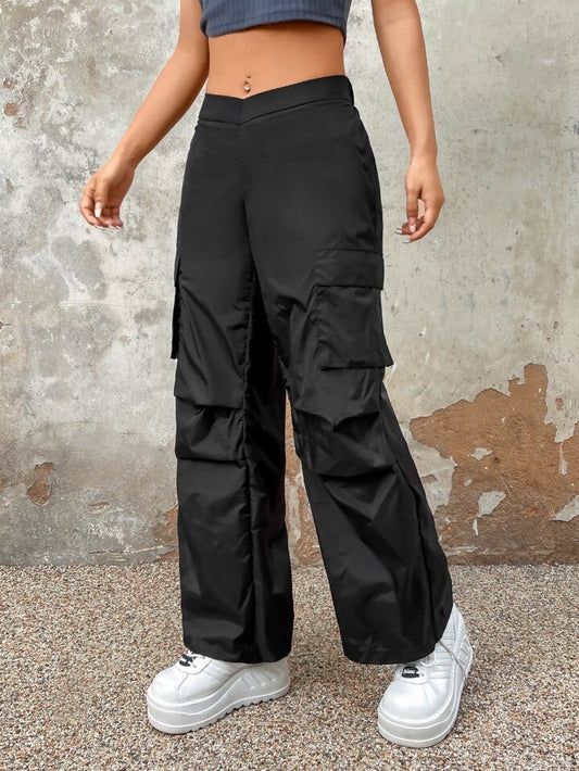 Flap Pocket Side Cargo Pants