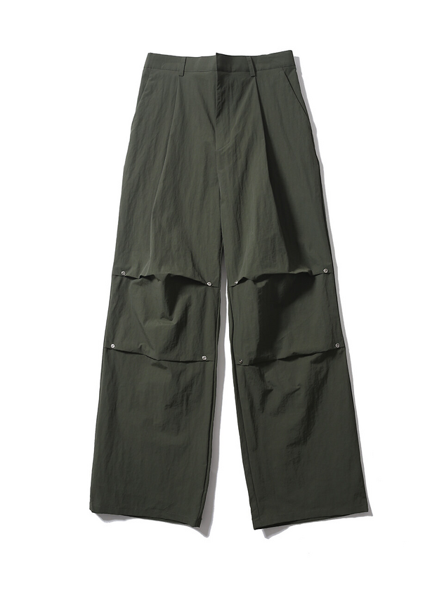 Nylon Rivet Parachute Pants