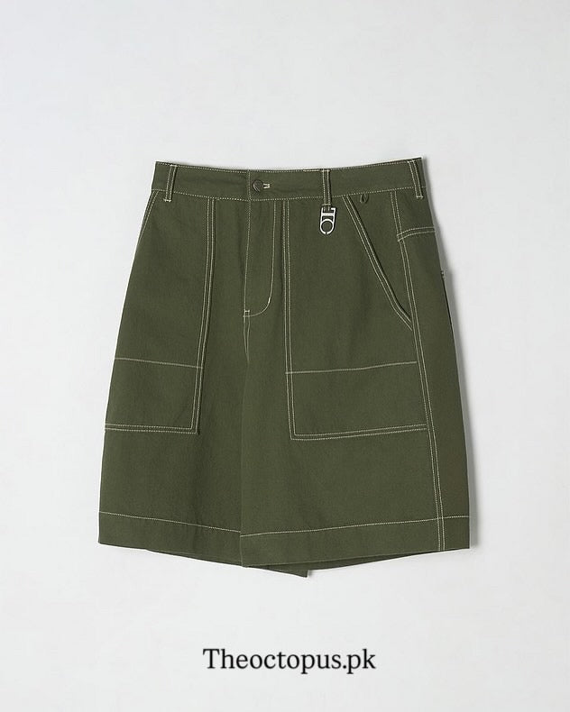 Stitch Bermuda Denim Twill Pants