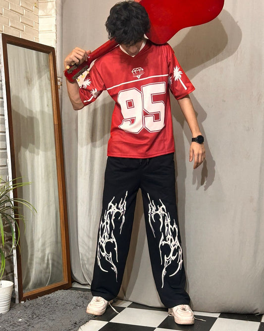 Aura Black Straight Pant