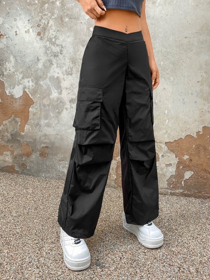 Flap Pocket Side Cargo Pants