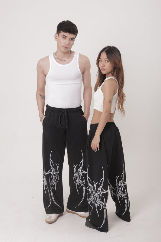 Unisex Straight Fit Baggy Bottoms