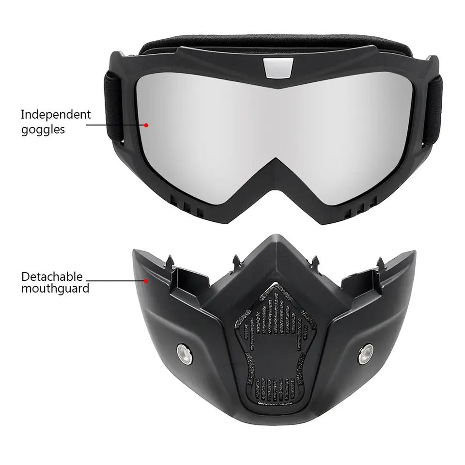 Sunglasses Riding Motocross Glasses Windproof Cycling Masks Full Face Protective Uv Protection for Skiing Helmet Goggles