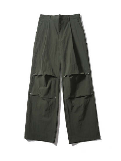 Nylon Rivet Parachute Pants