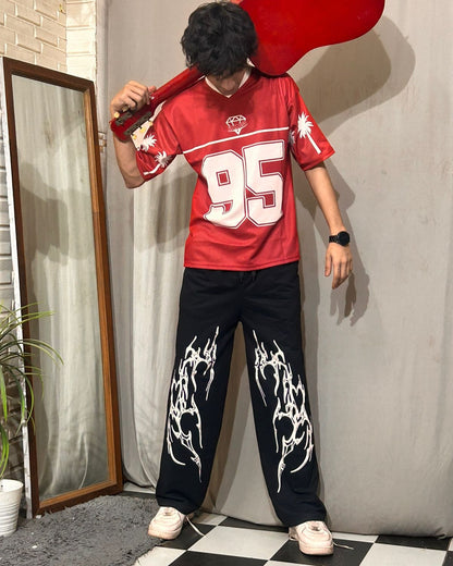 Aura Black Straight Pant