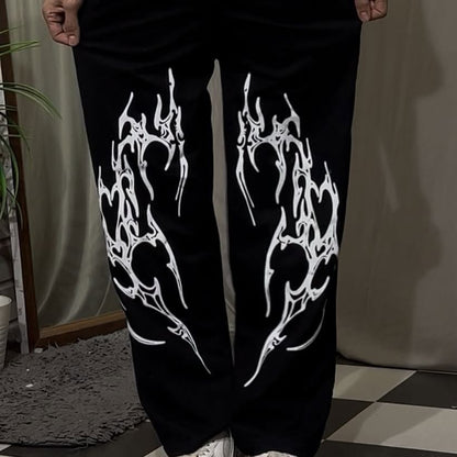Aura Black Straight Pant