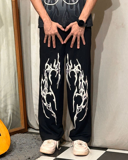 Aura Black Straight Pant
